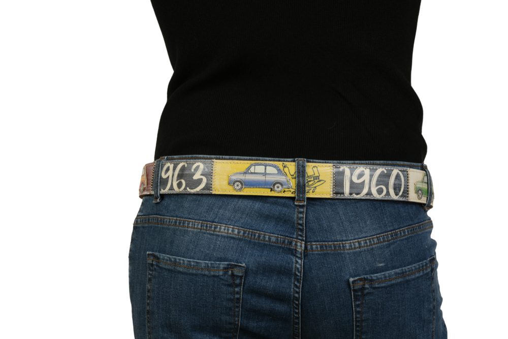 Retro cintura con design auto e date