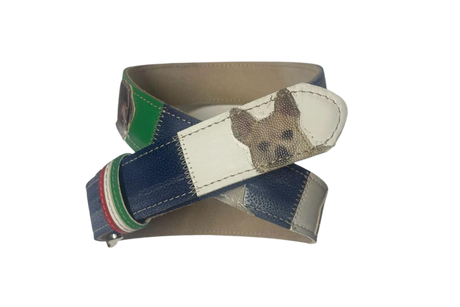 Cintura artigianale 'Pet Love' con motivo cane