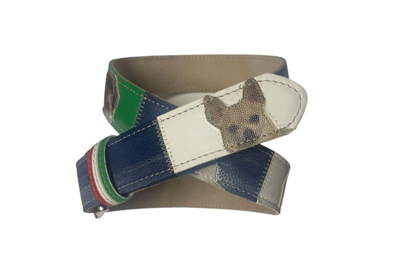 Cintura artigianale 'Pet Love' con motivo cane
