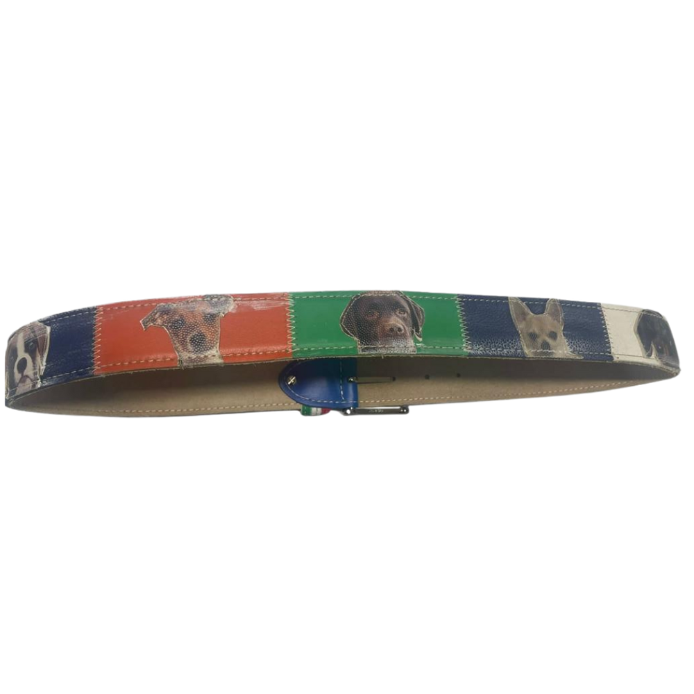 Cintura 'Pet Love' con stampa cani e colori vivaci