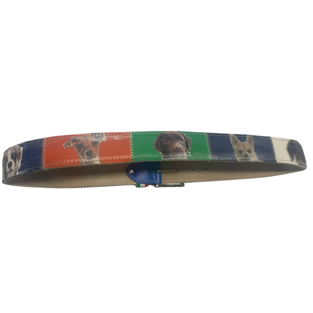 Cintura 'Pet Love' con stampa cani e colori vivaci