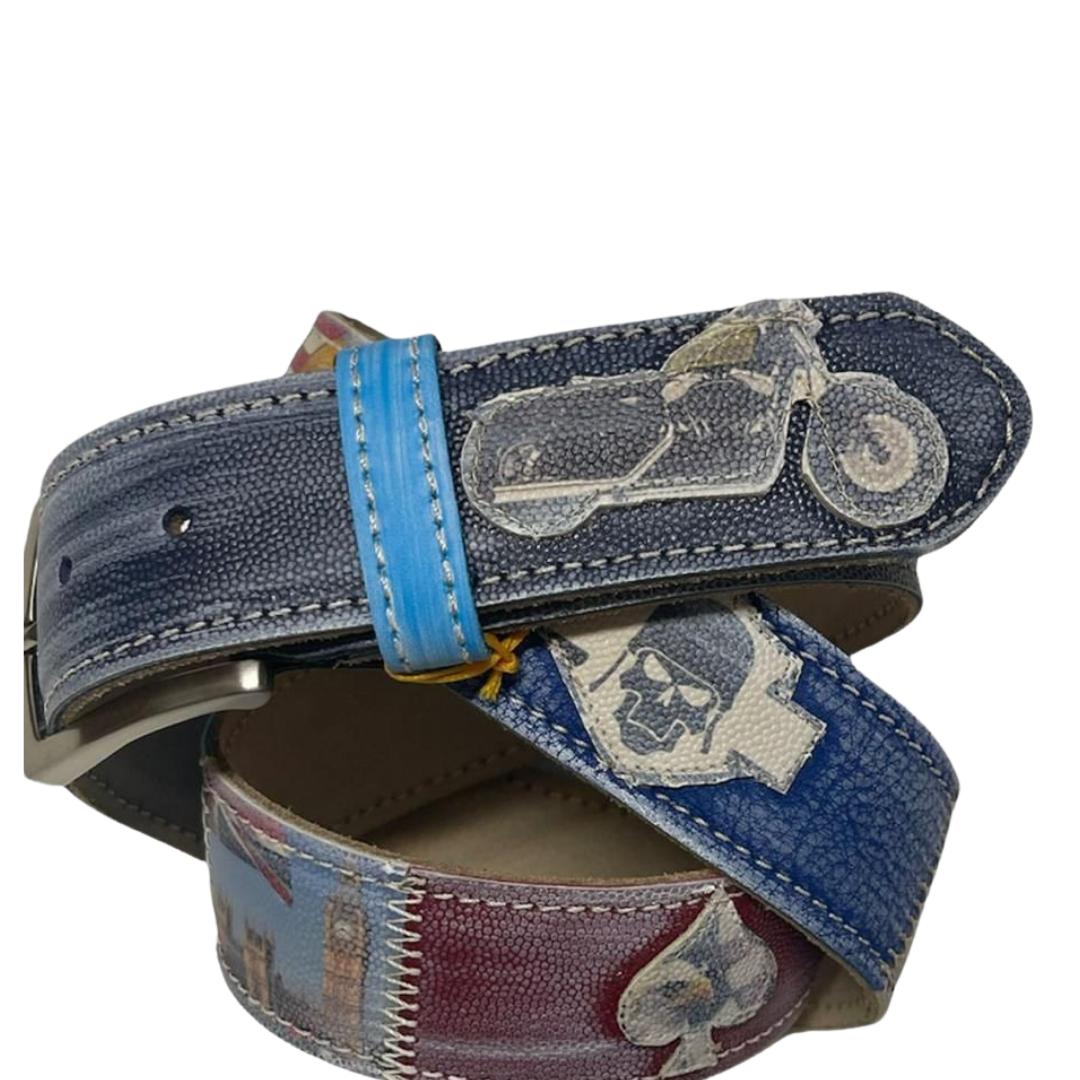 Dettagli artistici della cintura 'Spirit of Speed'