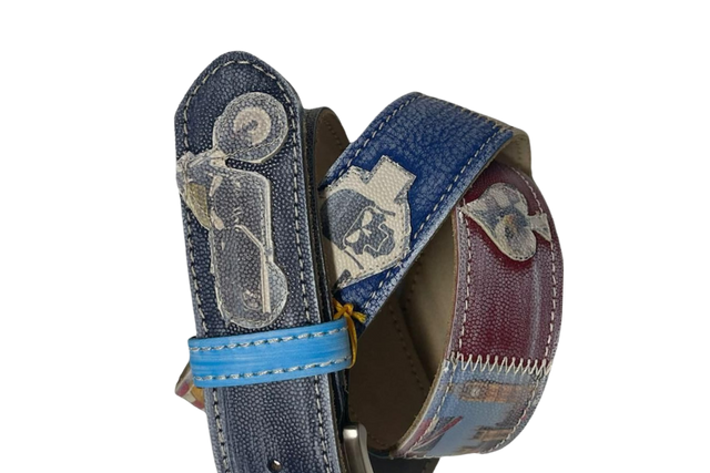 Cintura 'Spirit of Speed' con dettagli motociclistici