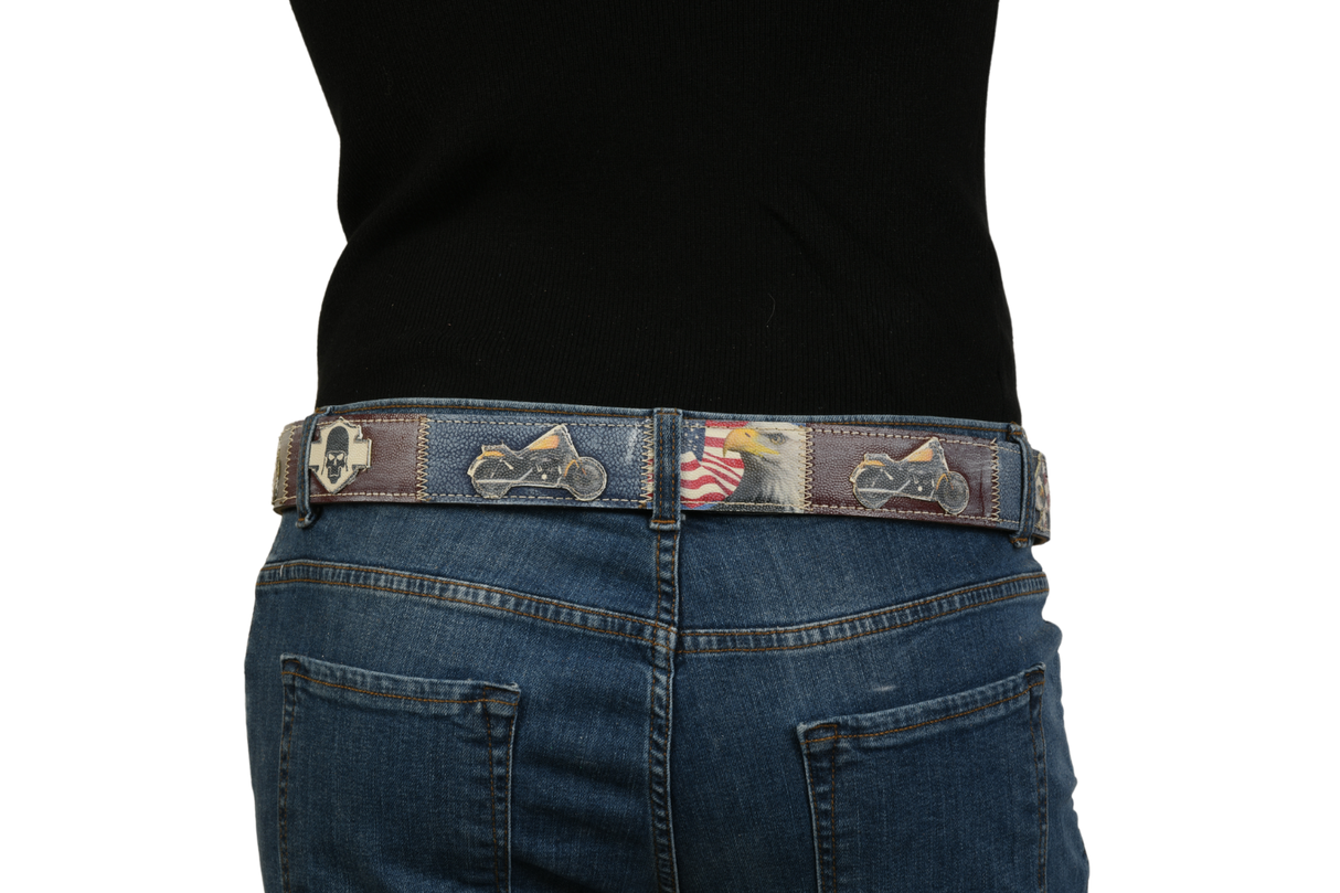 Vista posteriore della cintura 'Spirit of Speed'