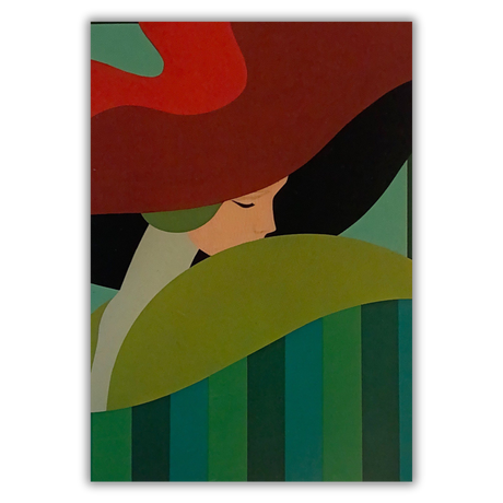 Dettaglio cartolina 'LA SIGNORA DI MILANO' di Dalla Costa