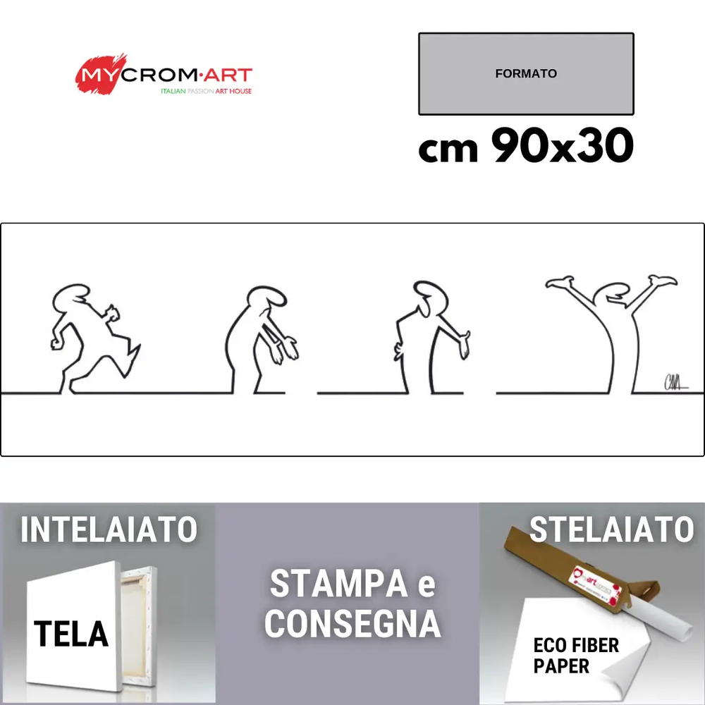 Dettagli formato e materiali serigrafia MrLINEA