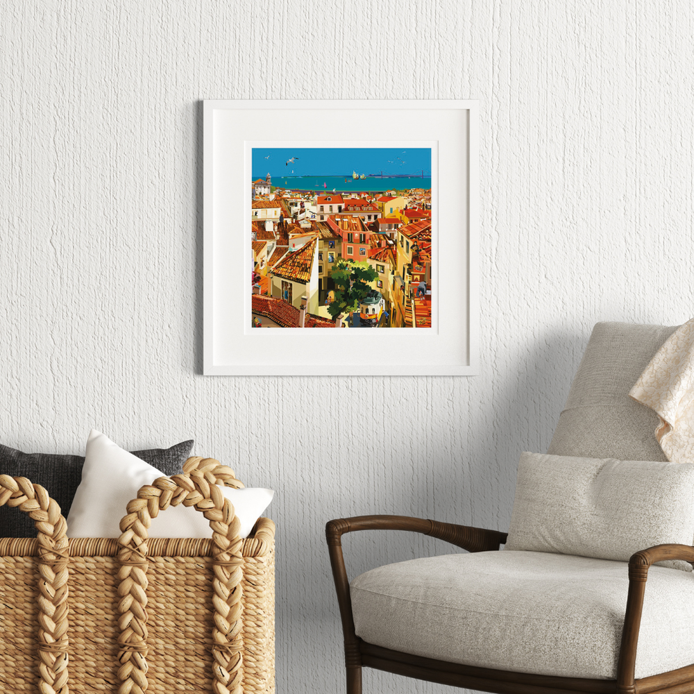 Lisbon Rooftops - Imagine All the People Collection by Pierpaolo Rovero