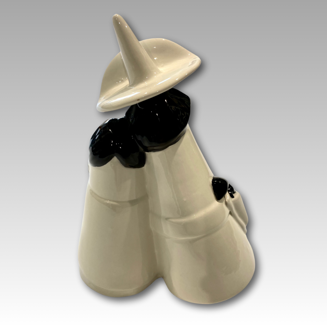Ceramica Carmencita e Caballero abbraccio retro