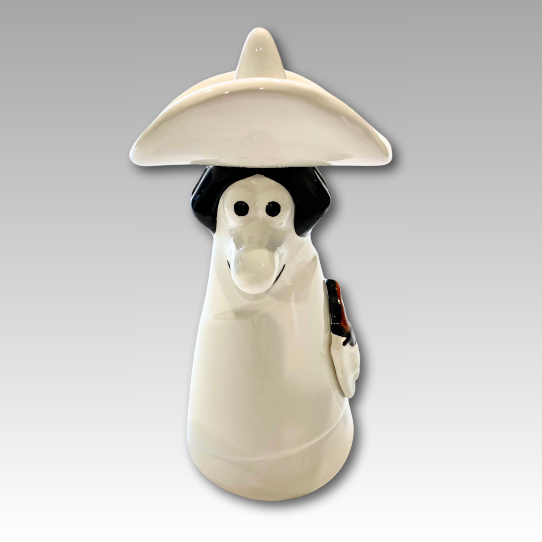 Caballero in ceramica con cappello iconico