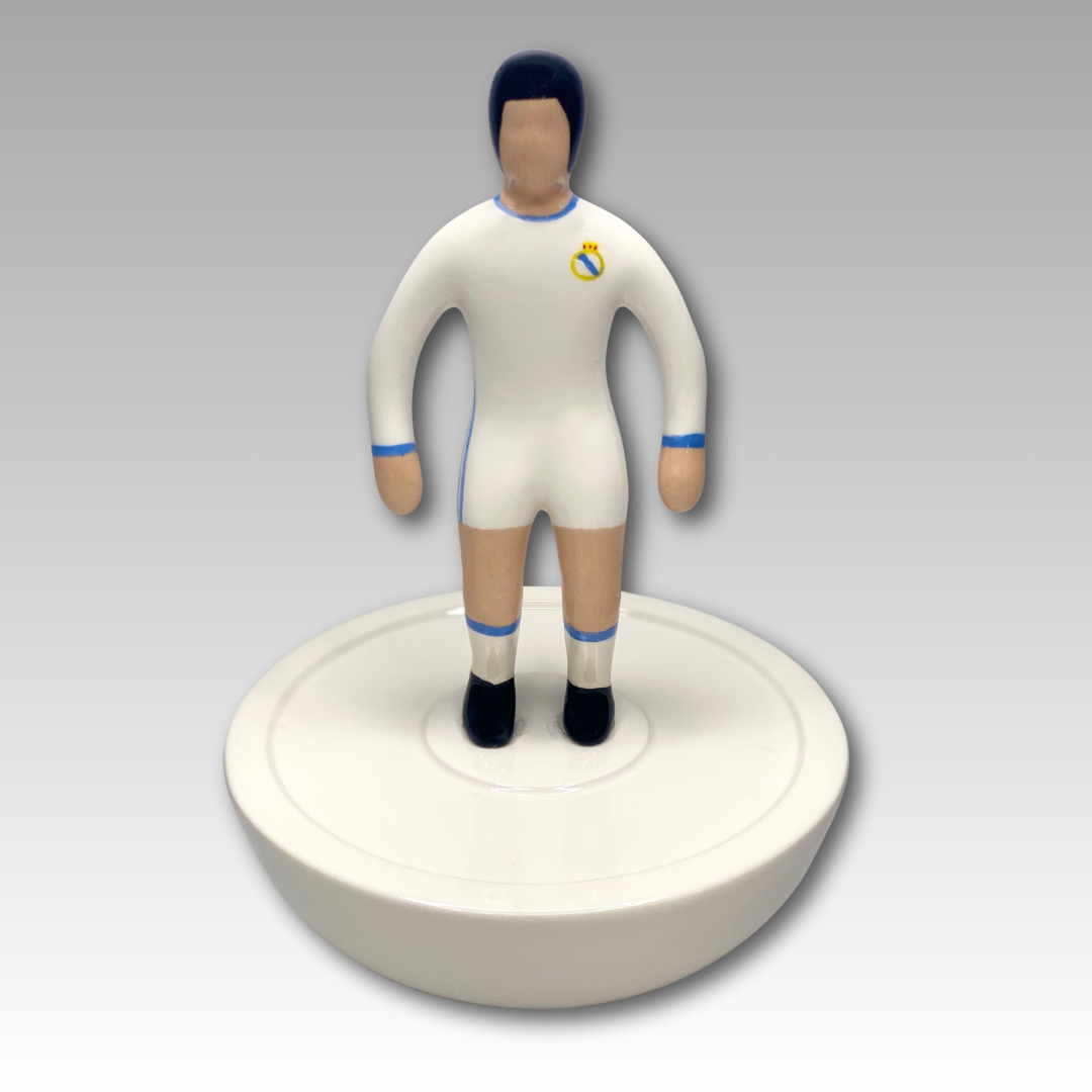 Figura Subbuteo ceramica squadra bianca