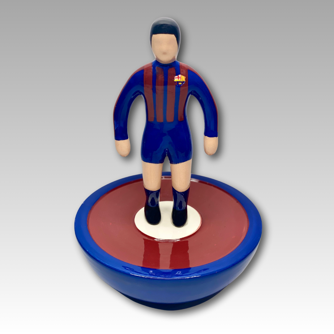 Figura Subbuteo ceramica squadra blaugrana