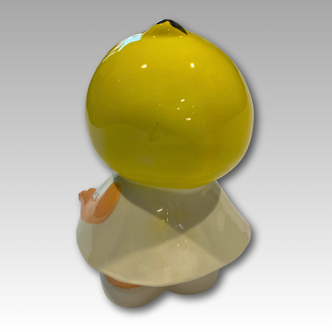 Retro Susanna Tuttapanna in piedi ceramica