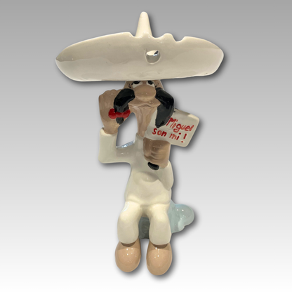 Ceramic figurine 'Miguel son mi!' - Carosello Vintage collection