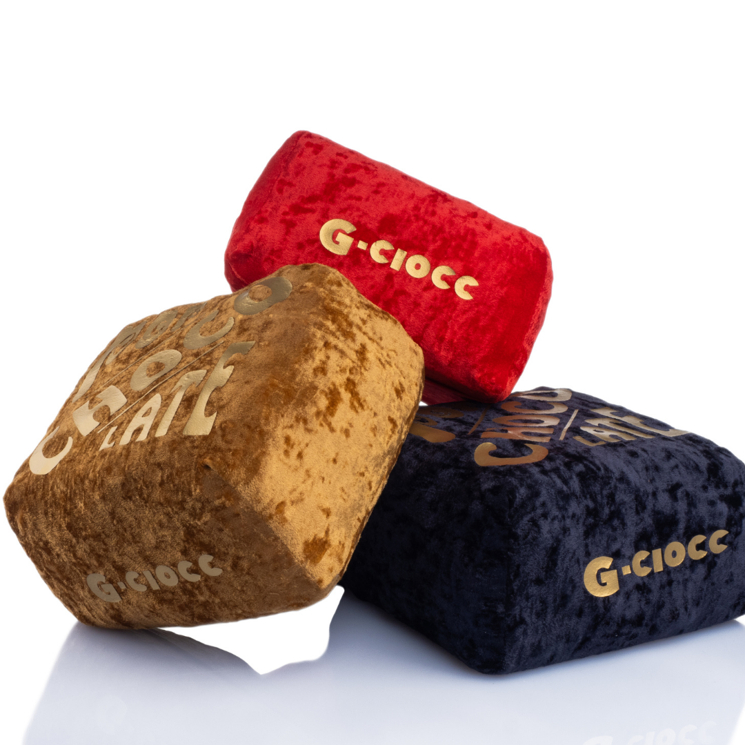 Cuscino POP CHOCOLATE by Gugliermetto – Colorato, Goloso, Morbido!