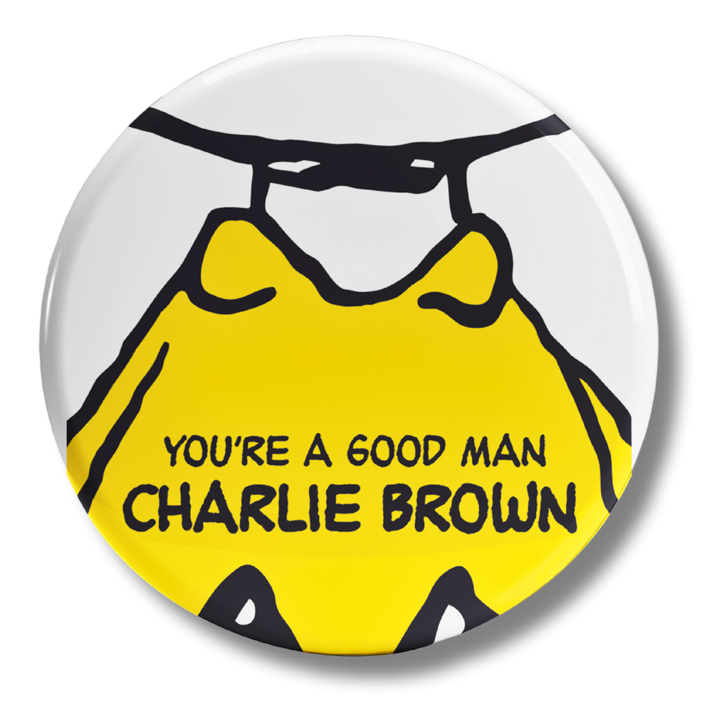 Adesivo collezionabile Charlie Brown con scritta motivazionale