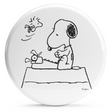 Bollino adesivo Snoopy Scrittore con macchina da scrivere
