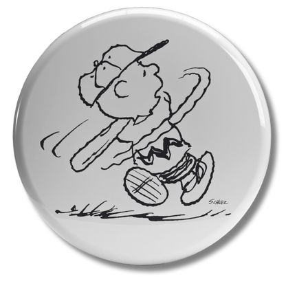 Autocollant de baseball Charlie Brown