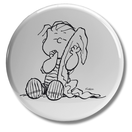 Adesivo collezionabile Linus Van Pelt con coperta