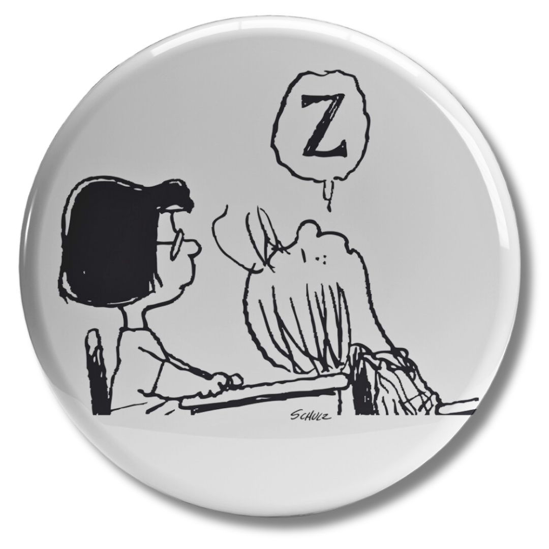 Adesivo collezionabile Lucy a scuola Peanuts