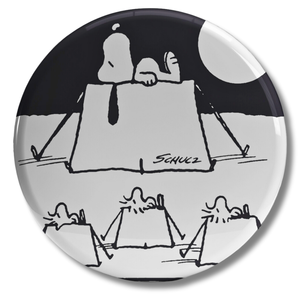 Adesivo collezionabile Snoopy Relax su tenda