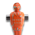 Dettaglio statuetta arancione 'Mi Vida Loca'