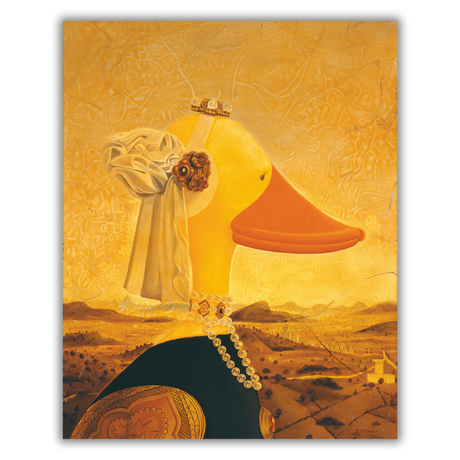 Quadro DUCA DUCK di Rossino, stampa serigrafata numerata con design iconico, perfetta per collezionisti ed estimatori d'arte. Questo è la papera.