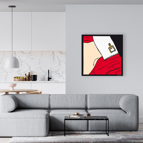 Ambientazione Opera d'Arte di Hugo Pratt che illustra un primo piano del polso di un ballerino di tango con una polsiera elegante, simboleggiando connessione e passione.