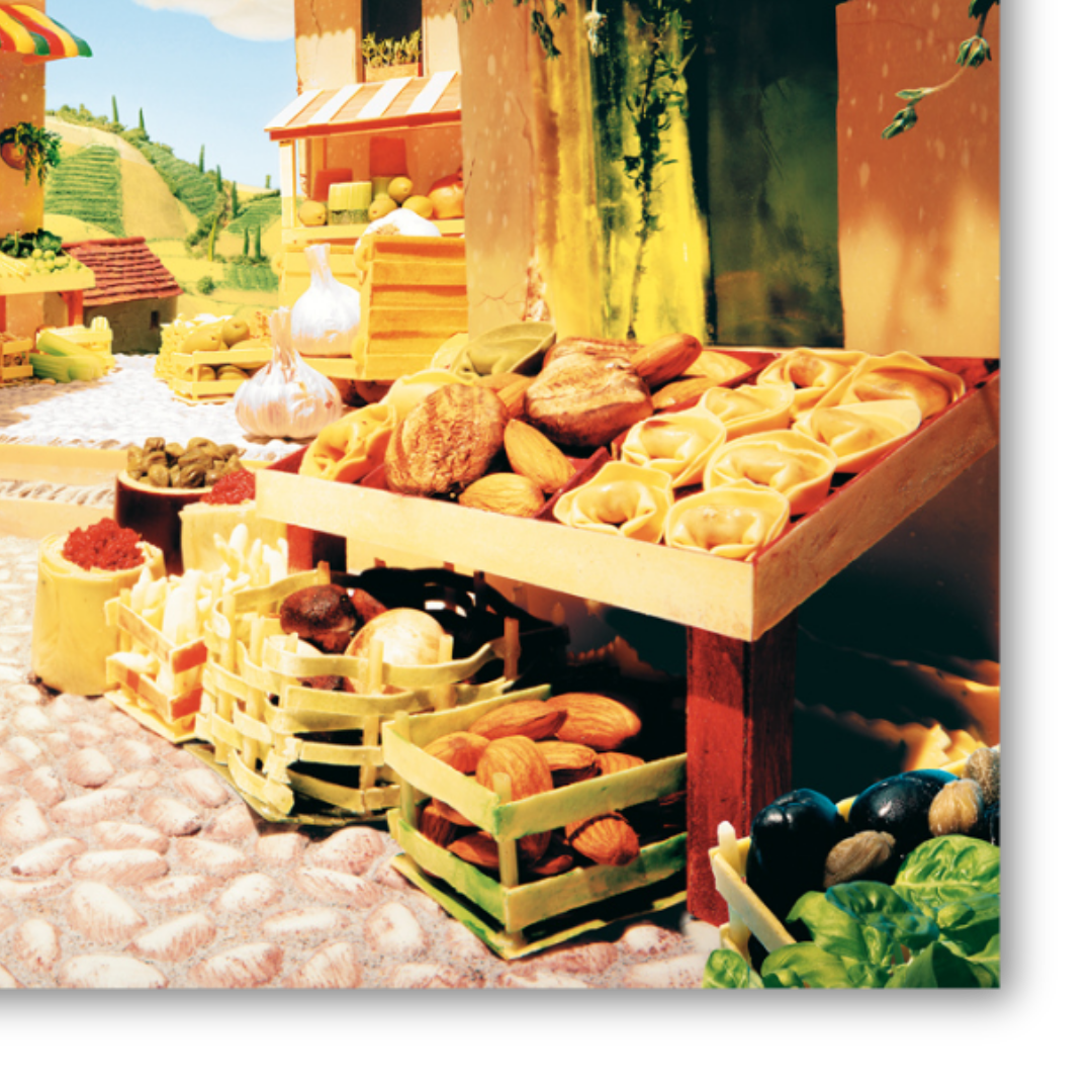 Trilogie toscane : cuisine, paysages et marché par Warner