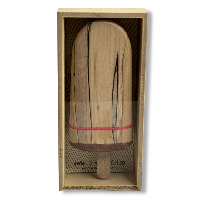 Scultura Pinguino Gelato in legno, edizione limitata