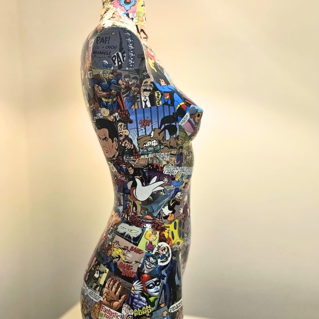 Vista laterale sinistra lampada COMIXLIGHT