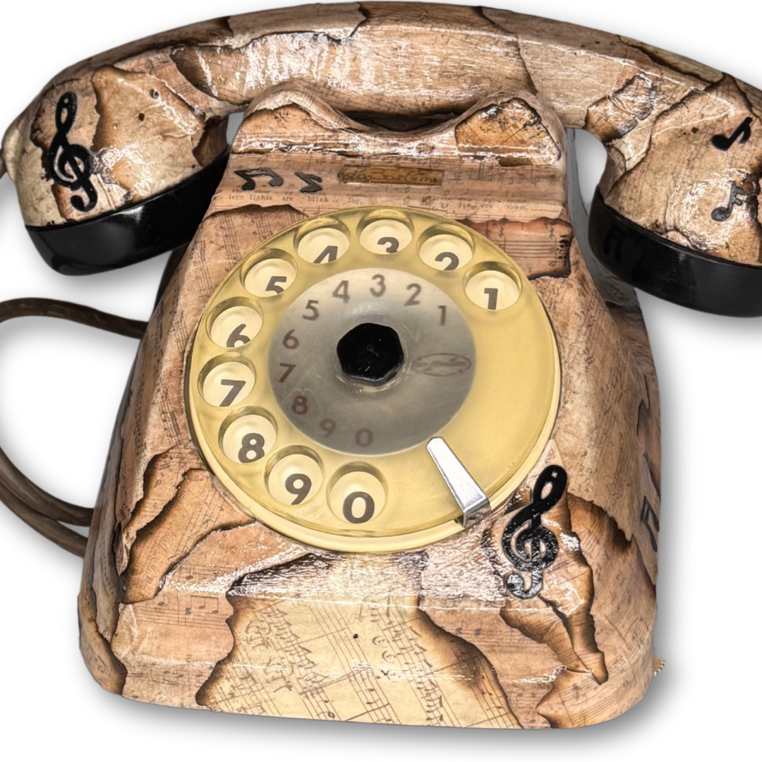 "Note di Fuoco" – Telefono Vintage, Arte & Musica