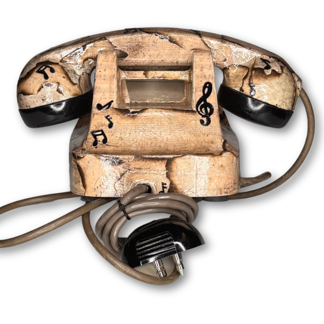"Note di Fuoco" – Telefono Vintage, Arte & Musica