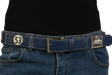 Cintura blu con design automobilistico e numero 53