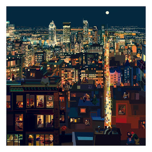 Montreal Nights - Imagine All the People Collection by Pierpaolo Rovero