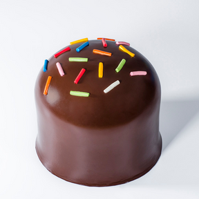 Pouf Big Eat Cioccolatino con decorazioni colorate