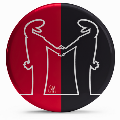 Adesivi "Passione Rossonera" di Mr. Linea, rappresentano l'amore per i colori rossoneri, ideali per fan e collezionisti.