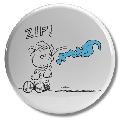 'ZIP!' stamp Linus Surprised