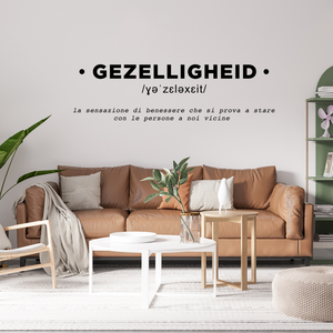 Gezelligheid - Calore Olandese | Wall Art