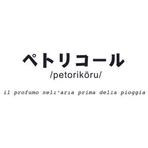 Sticker murale 'PETRICHOR' che cattura l'essenza del profumo della pioggia, ideale per creare un'atmosfera tranquilla e naturale in ogni stanza.