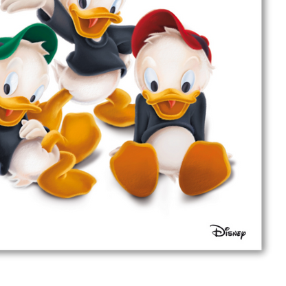 Disney Artistic Screen Printing Qui, Quo e Qua - Limited Edition