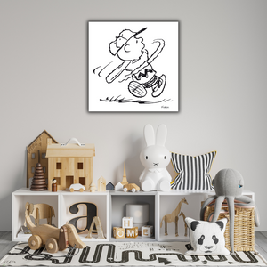 Charlie Brown Playing Baseball