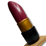 VIOLET LIPSTICK Rossetto Pop Art in Legno – Scultura Limited Edition Johnny Hermann