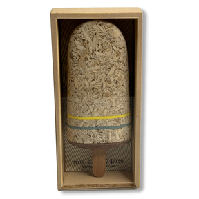 Pinguino Gelato in legno con trucioli in scatola