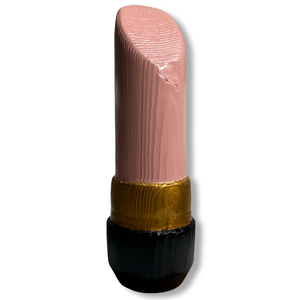 PINK LIPSTICK Rossetto Pop Art in Legno – Scultura Limited Edition Johnny Hermann