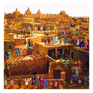 Timbuktu Holds Hands - Imagine All the People Collection by Pierpaolo Rovero